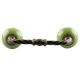Pea Green Ceramic Cut Bridge Handles